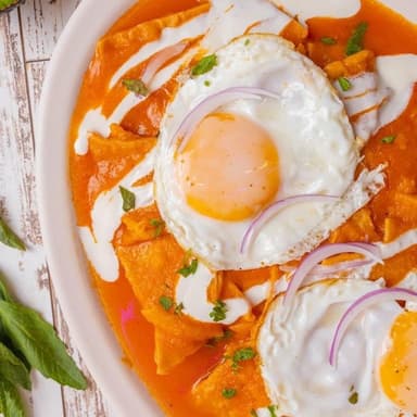 CHILAQUILES CON HUEVO