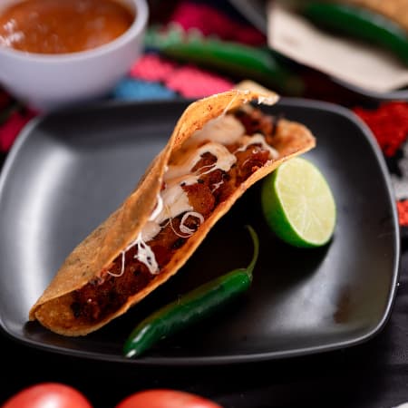 Taco Tradicional con Queso