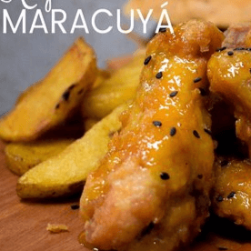 ALITAS EN SALSA DE MARACUYA