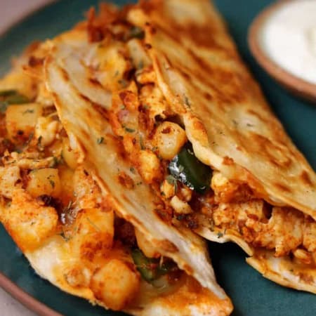 Quesadilla Papa con Chorizo Gd