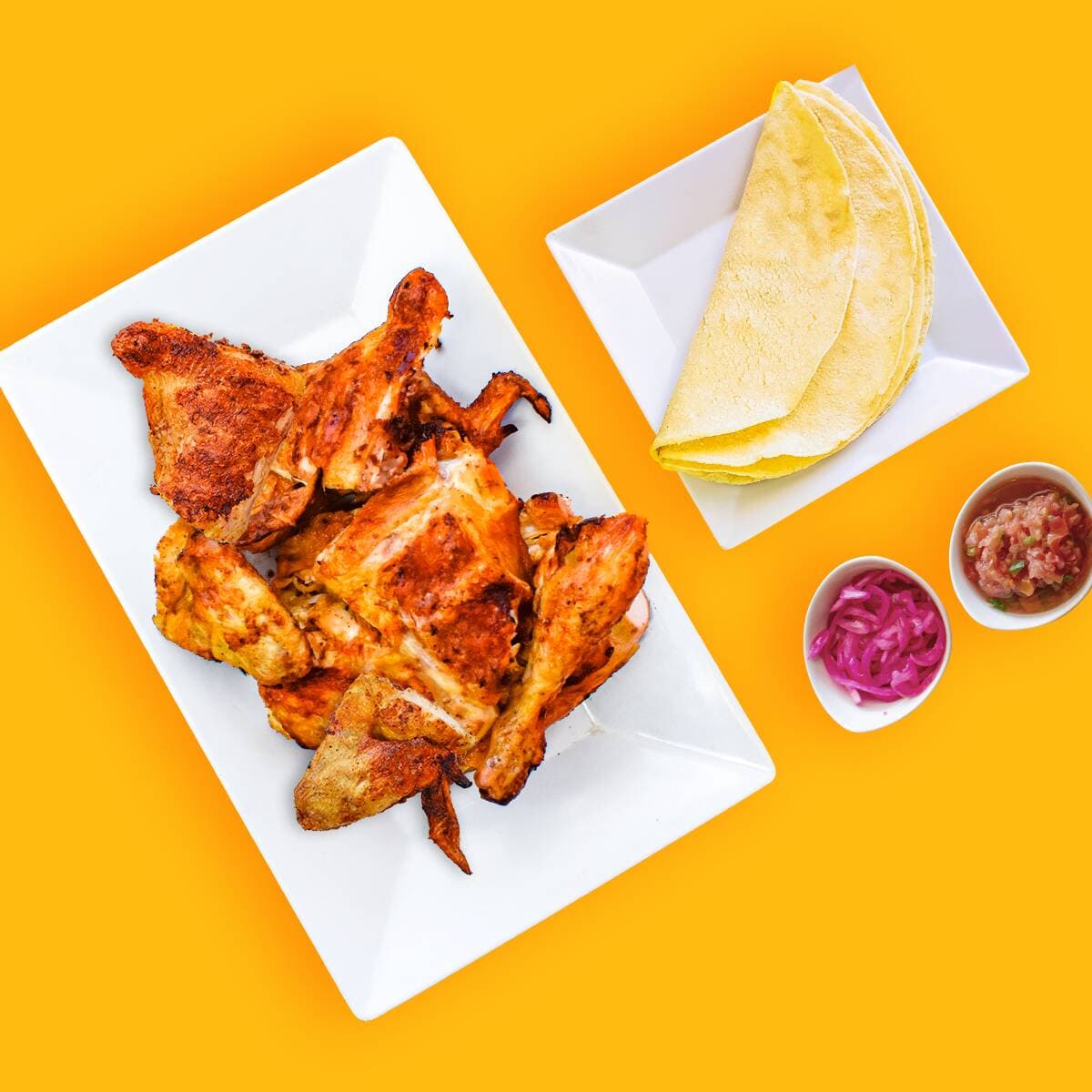 1 Pollo + 2 Piezas Extra