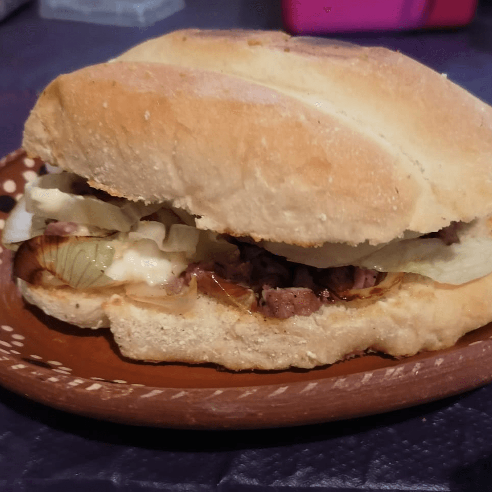 Torta de Arrachera