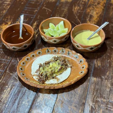 Taco árabe con queso