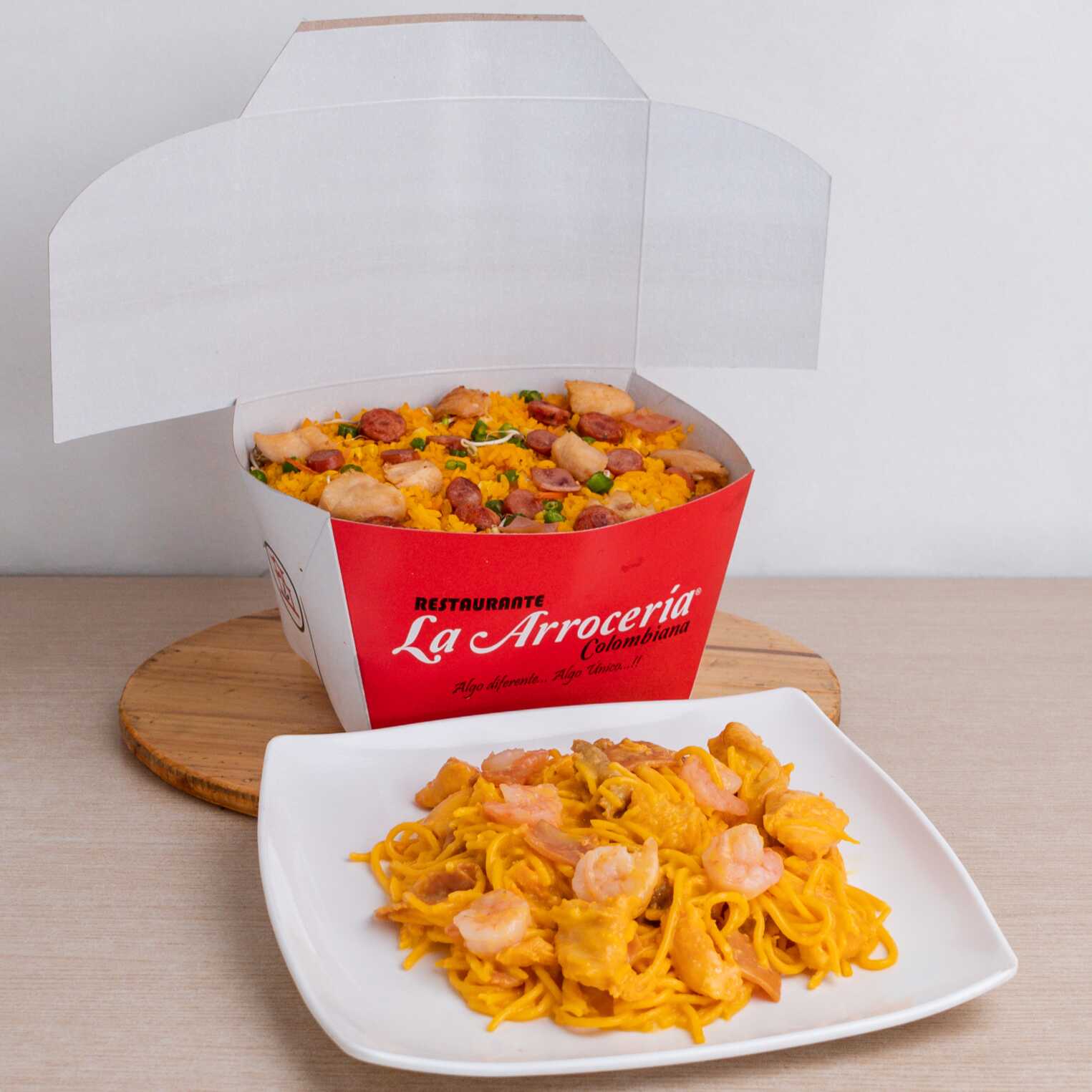 Combinado de Arroz + Spaguettis Mixtos