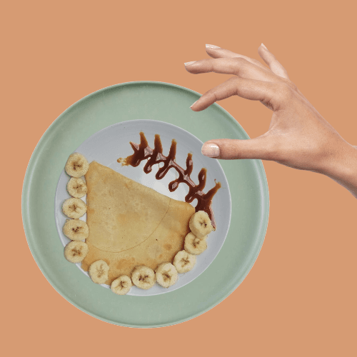 Crepa de Cajeta con Plátano