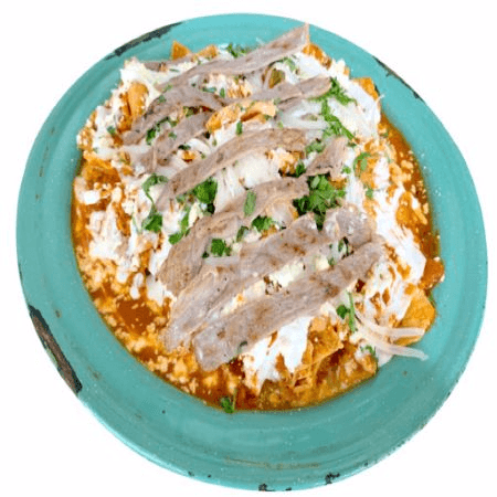 Chilaquiles con Cecina
