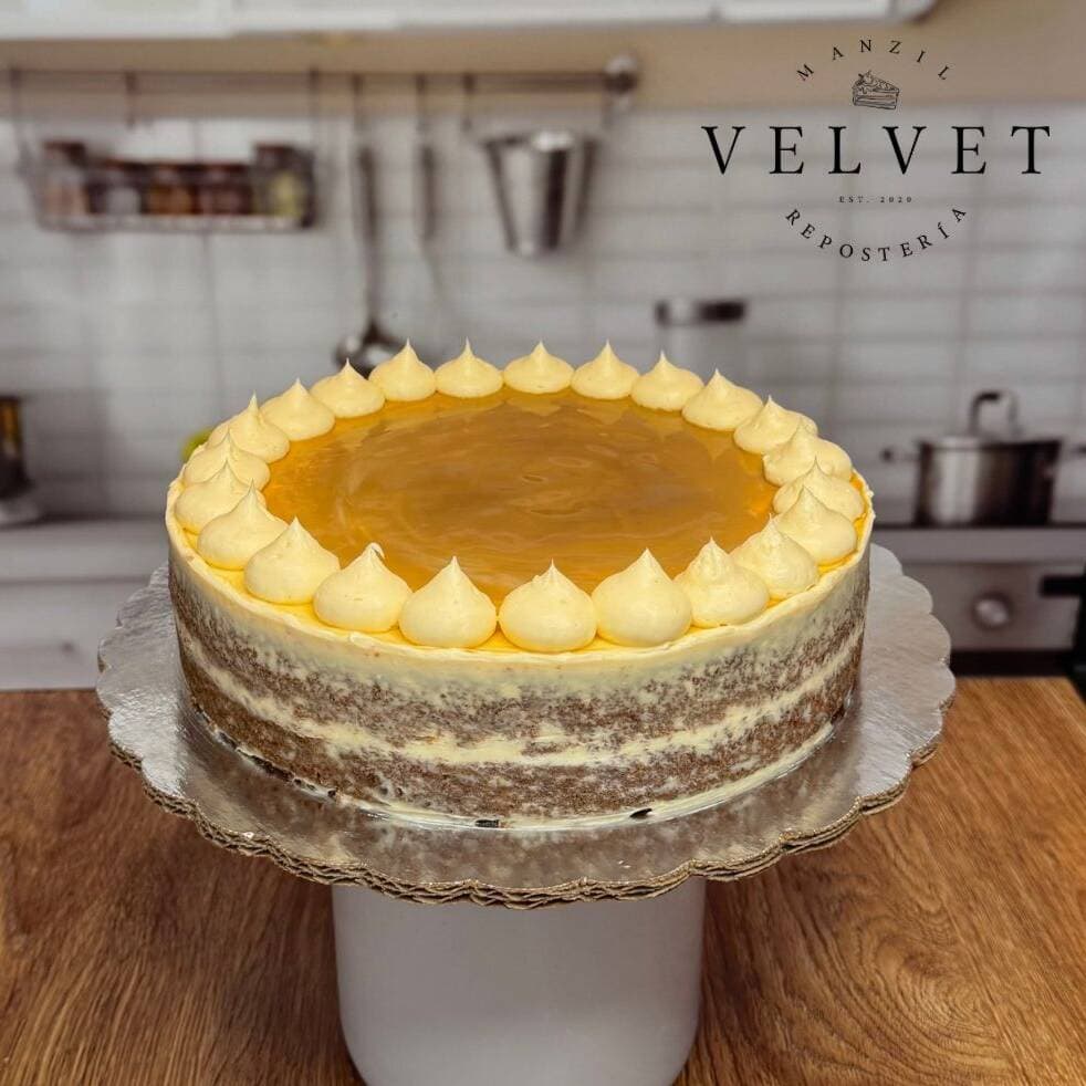 Pastel Vainilla Dulce de Leche