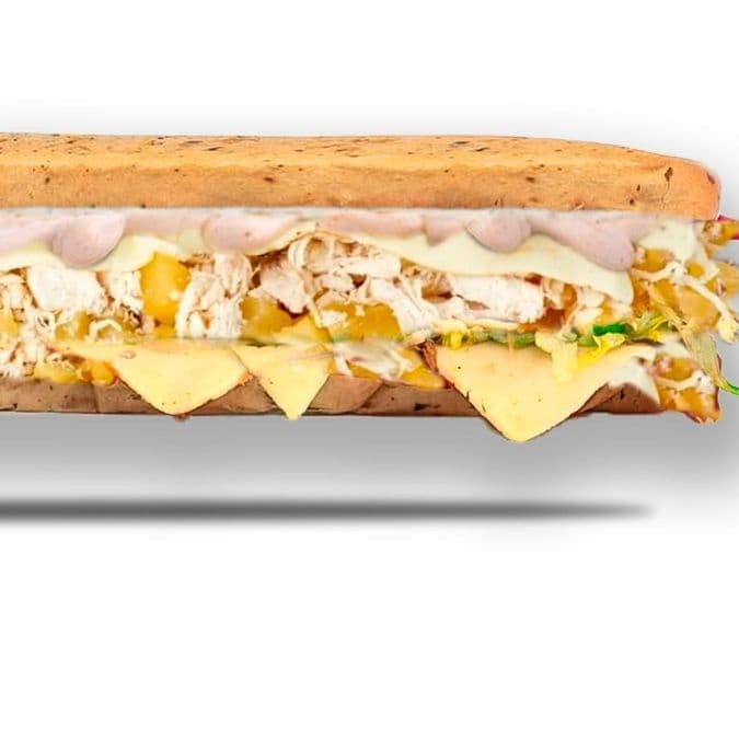 Promo Pollo y Piña Caramelizado 23 Cm