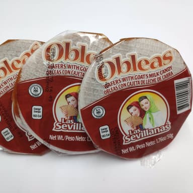 Oblea de Cajeta