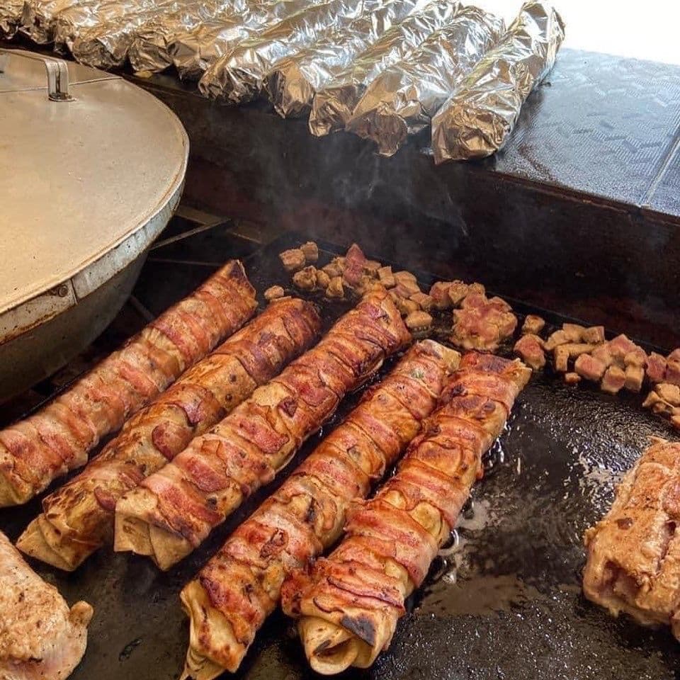 Burrari Bacon Tocino con Arrachera Grande