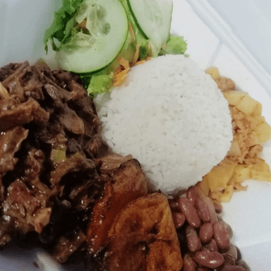 Casado con Carne en Trocitos.