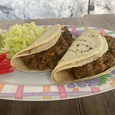 Taco de Chicharrón en Salsa Verde