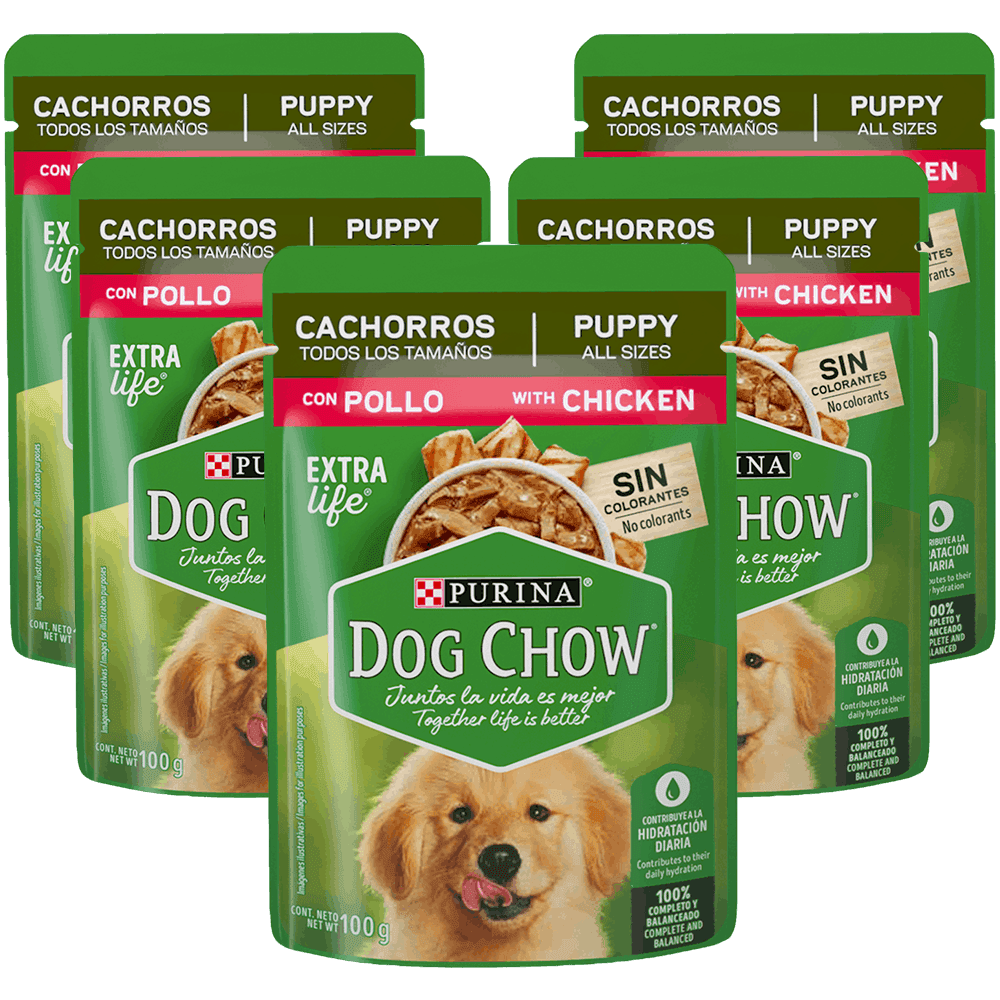 3 Dog Chow Puppy Pollo 100gr