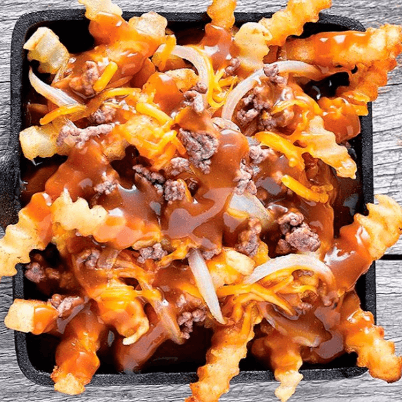 Papas con Sirloin