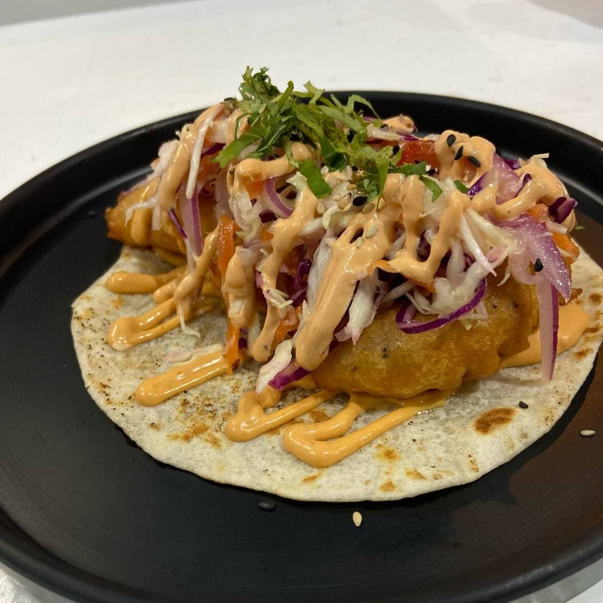 Taco Capeado de Camaron