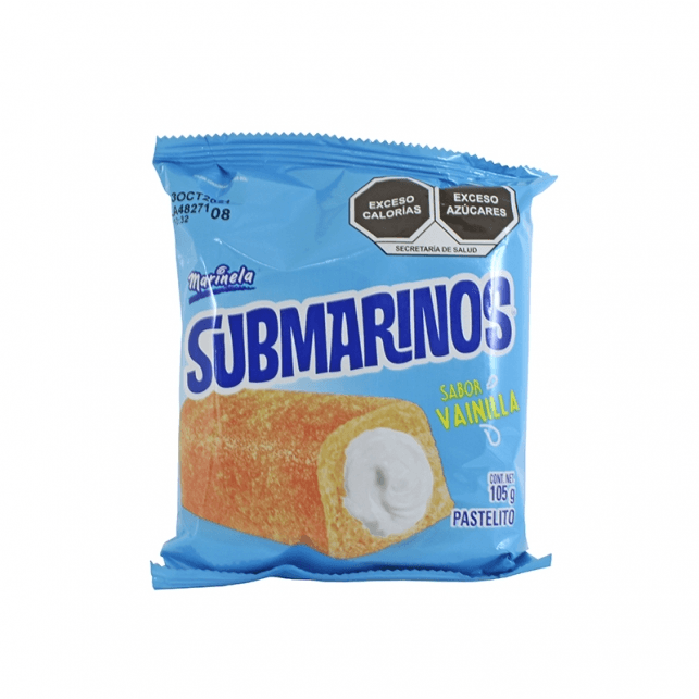 SUBMARINOS MARINELA 105GR VAINILLA