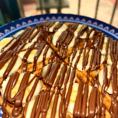 Waffle Platano NUTELLA