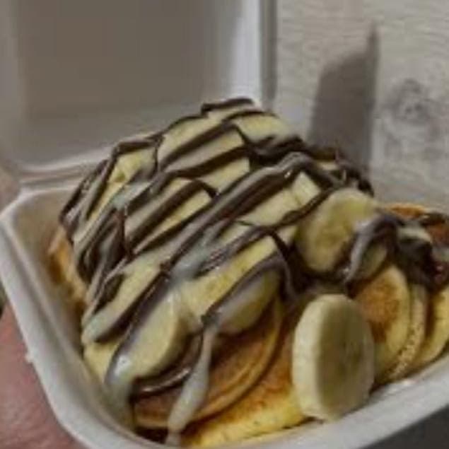 Mini Hot Cakes de Platano Grande