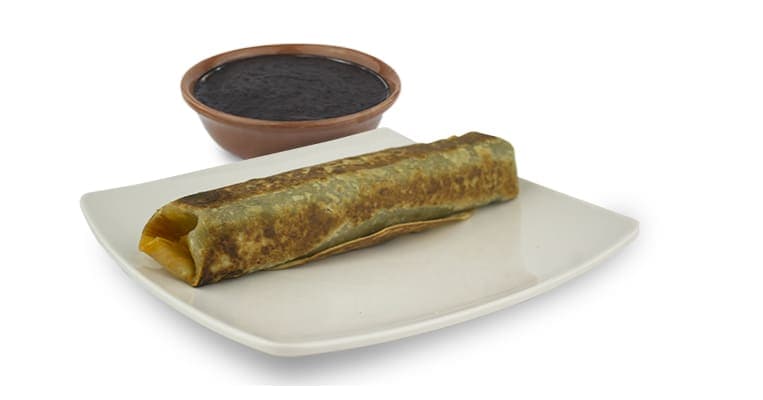 Burrito de papa de frijol