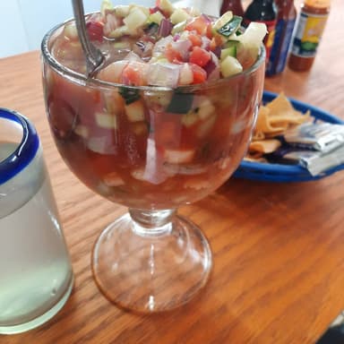 coctel de camarón grande