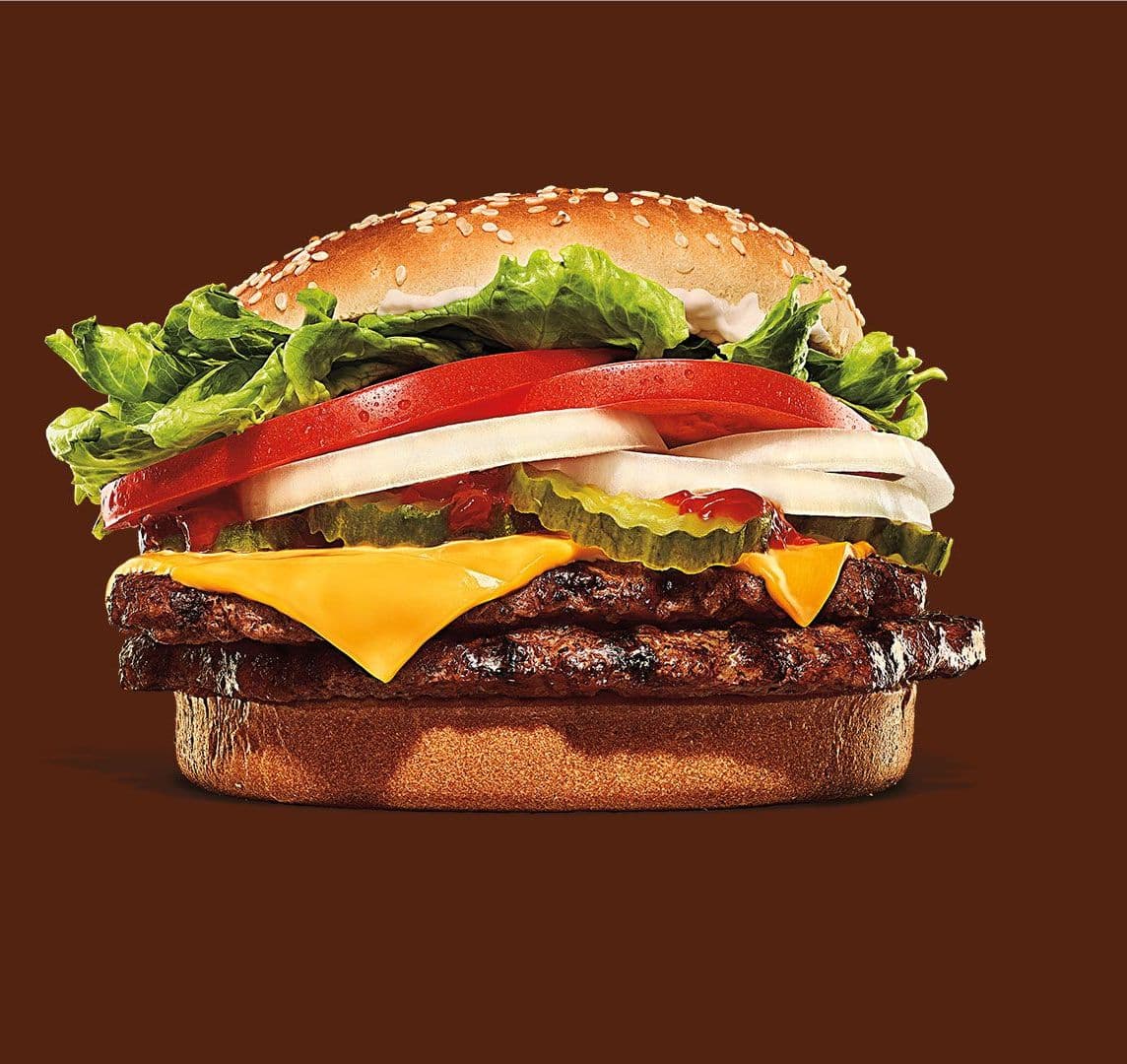 Whopper Doble con queso