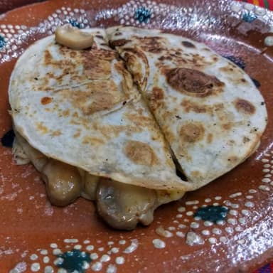 Taco de Chuleta en Tortilla de Harina con Queso