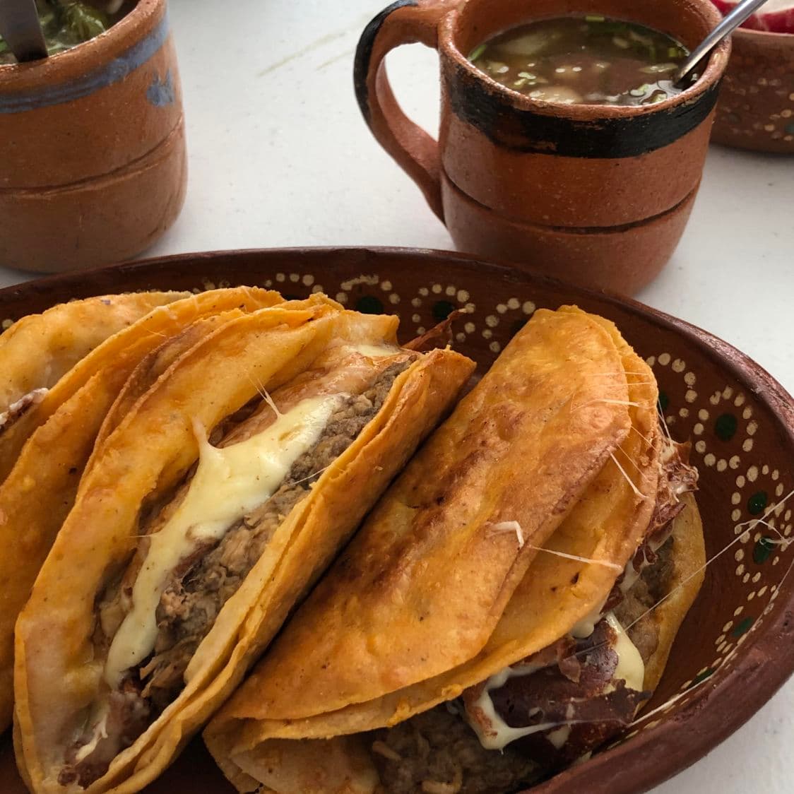 Taco Blandito con Queso