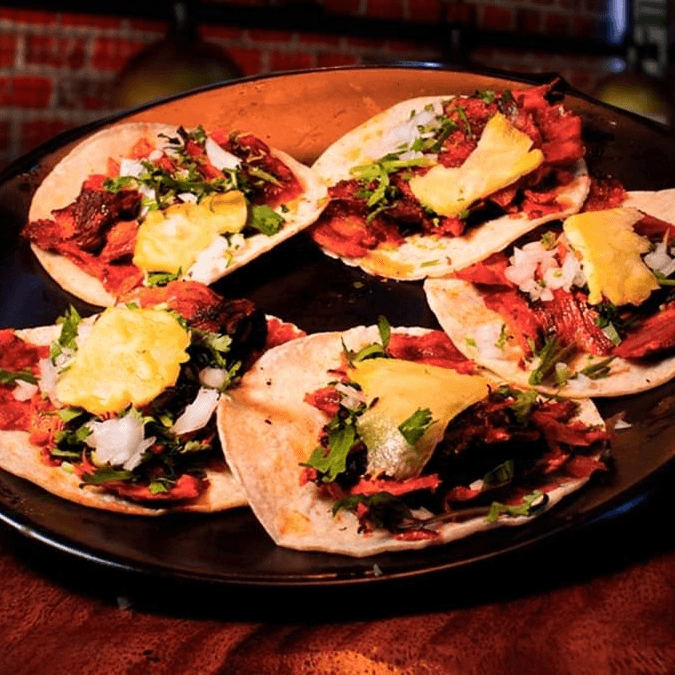 Orden De Tacos Al Pastor (5pzs)