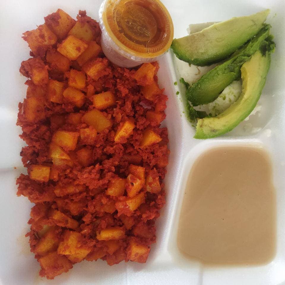 Papas con Chorizo