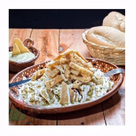 Chilaquiles con Milanesa