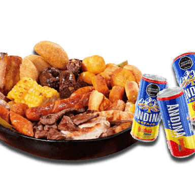 Combo Picada de la Agúela Pa'3 + 3 Andina Refajo
