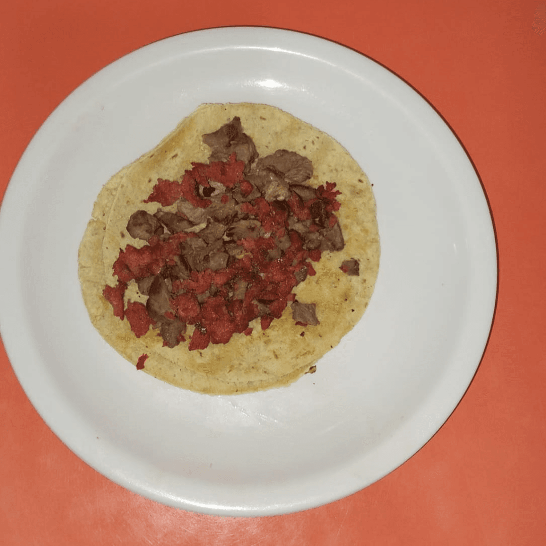 Taco Chorizo con Queso