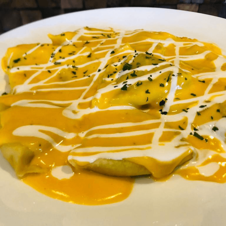Ravioles con Espinacas