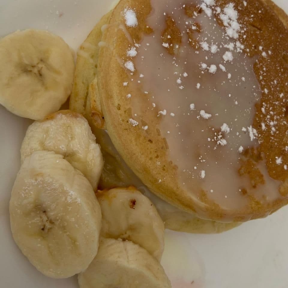 Hotcakes lechera con platano