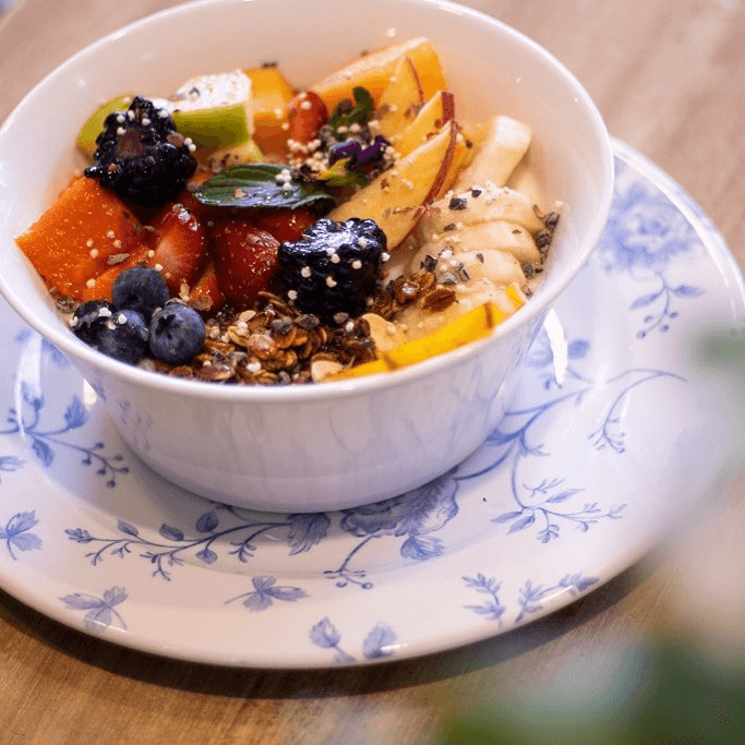 Yogurt con Frutos rojos.