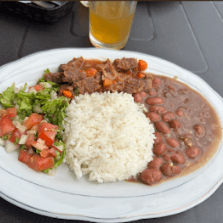 Almuerzo Res en Salsa
