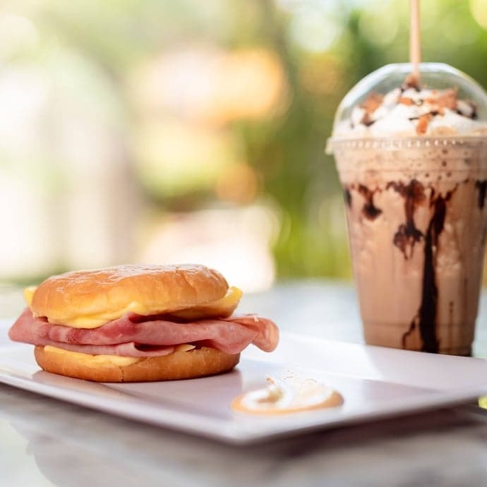 Savory & Sweet: Sandwich + Frappe