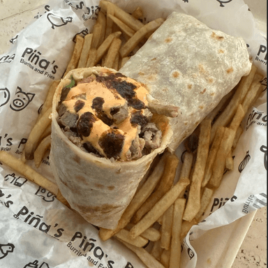 Burrito Jr+ Papas ala Francesa+ Bebida