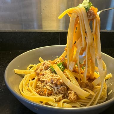 Pastas Boloñesa