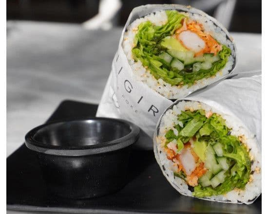 BURRITO DYNAMITE CRAB AND SHRIMP