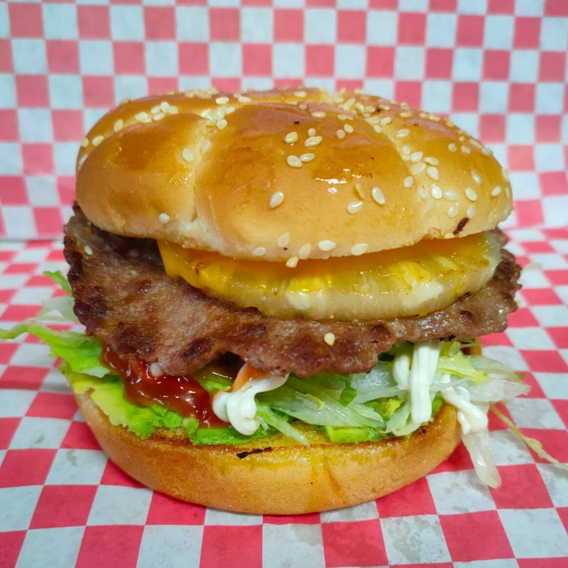 Hamburguesa Hawaiana