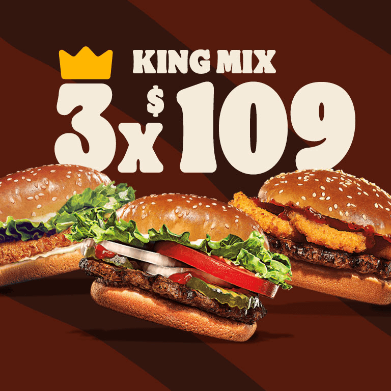 3 x $109: King Mix
