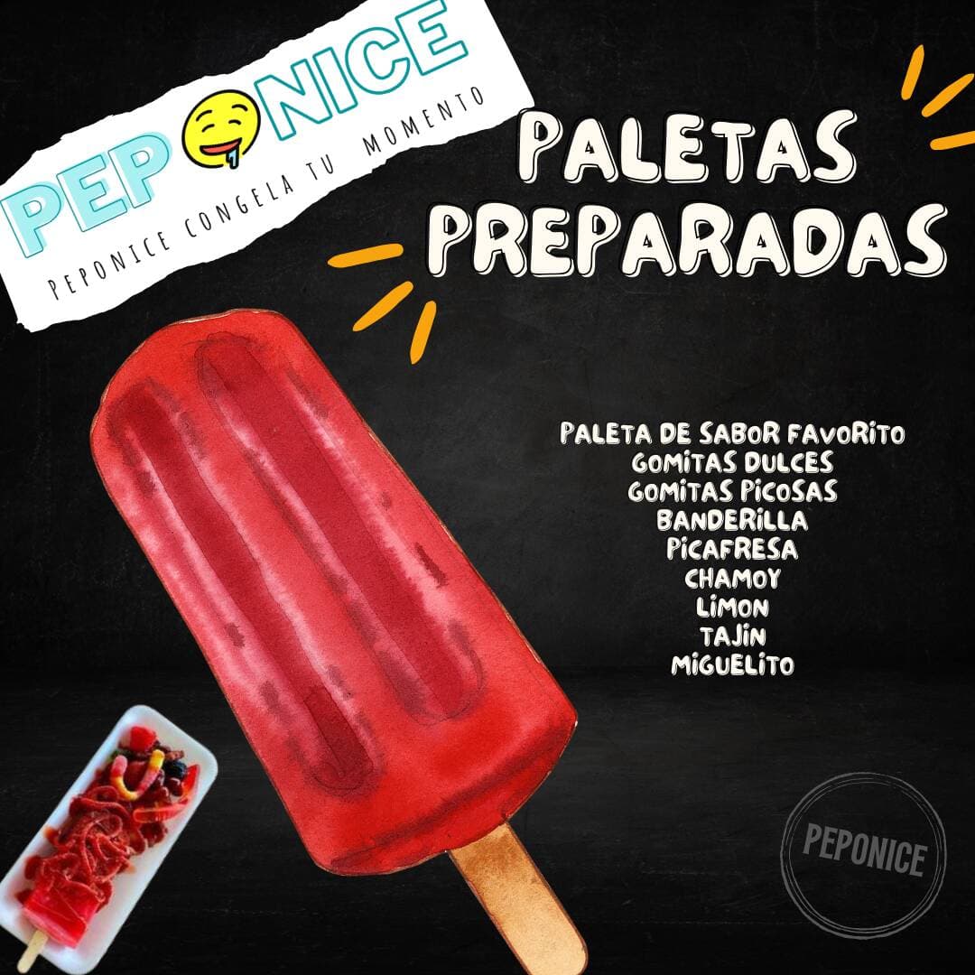 Paletas de Fruta Natural Preparadas