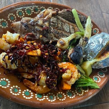 Rib Eye con Camarones 500 g
