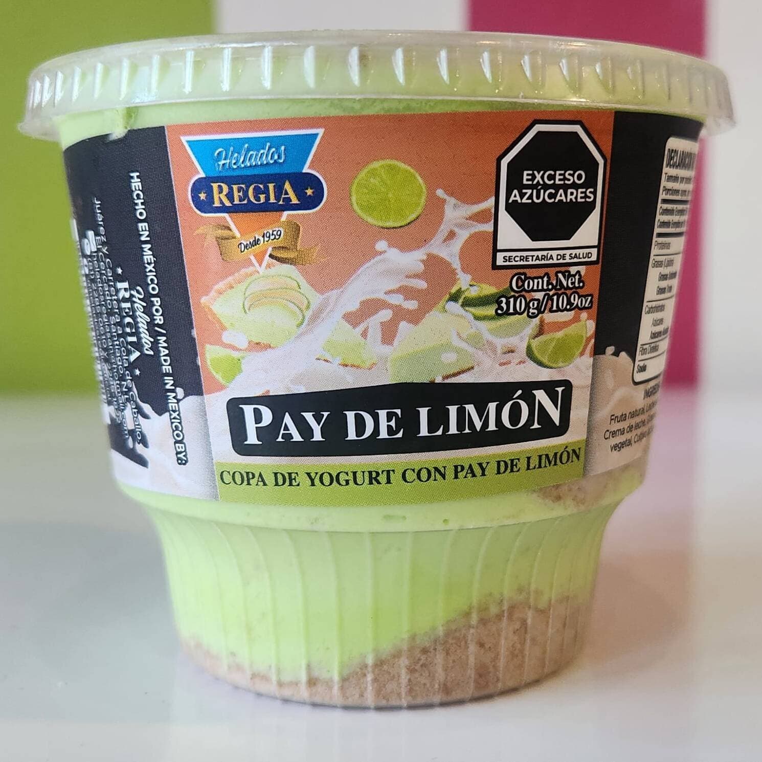 Copa de Yogurt Pay de Limón