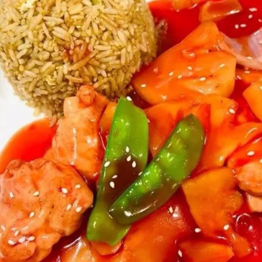 pollo con piña