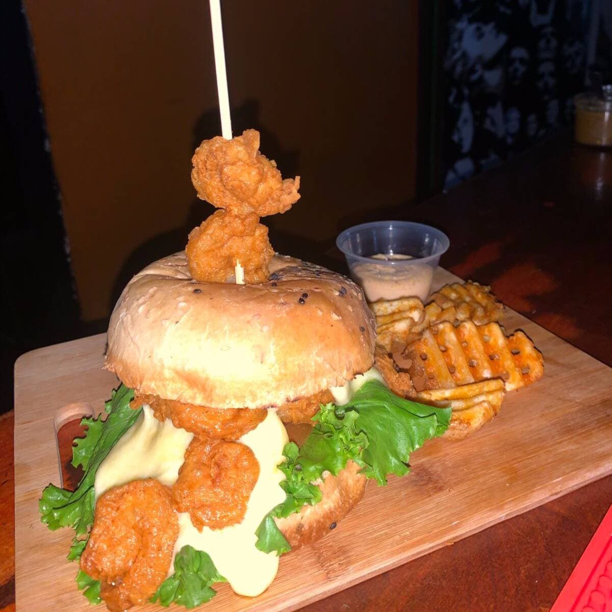 Hamburguesa de Camaron