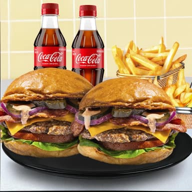 Combo 2x1 Bacon cheeseburger
