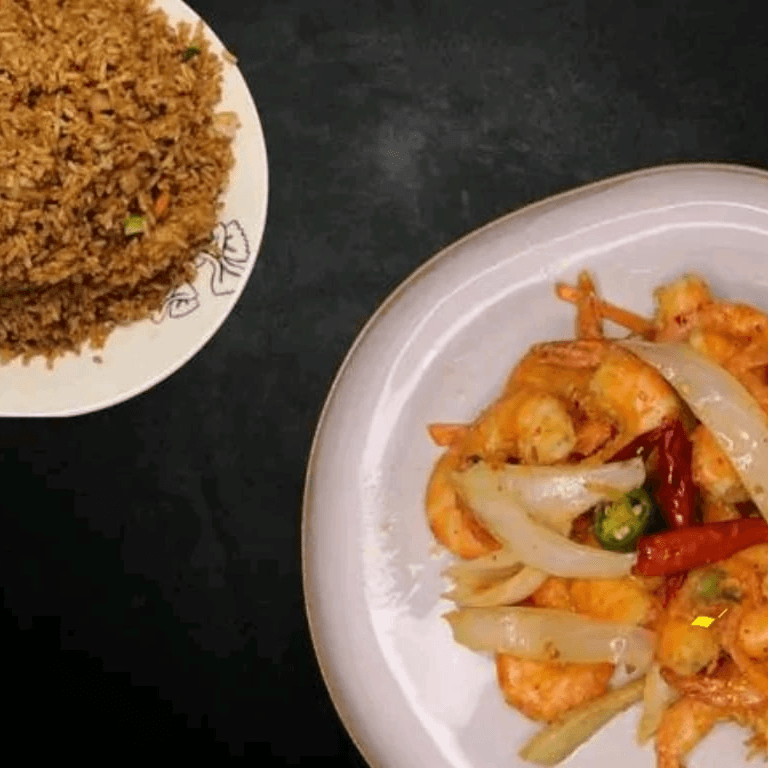Camaron Chico con Arroz