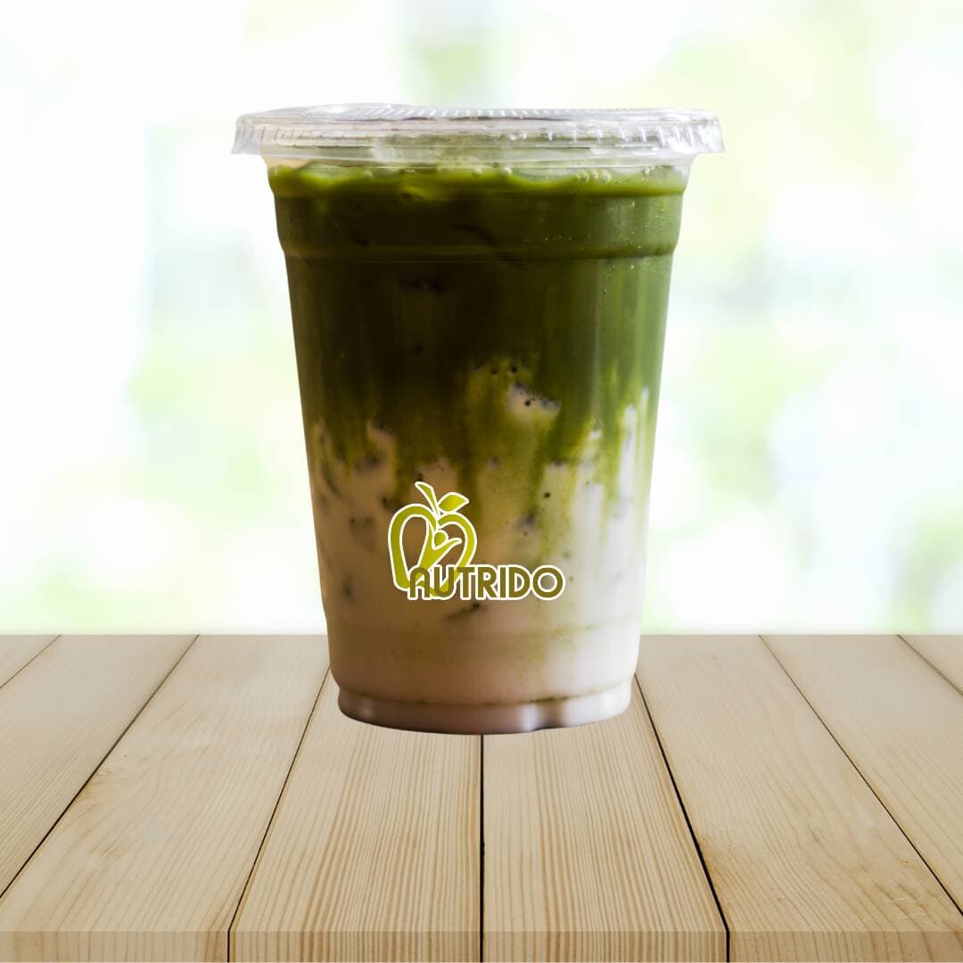 Matcha latte frío 12 oz